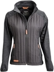 Hybridi fleece naisten takki, hiilenharmaa