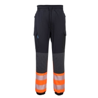 KX341 - KX3 Hi-Vis Flexi housut luokka 1 Musta/oranssi