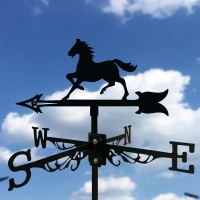 Tuuliviiri metallia, hevonen