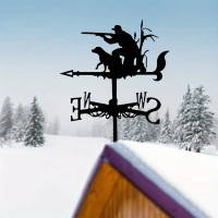 Tuuliviiri metallia, koira metsällä