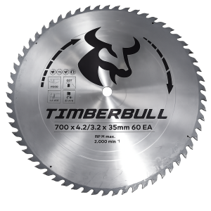 Sirkkelin kovapalaterä 700 mm, Ø 32 mm keskiöreiällä