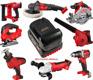 Akkuadapteri  Bosch akku / Milwaukee 18V työkaluissa.