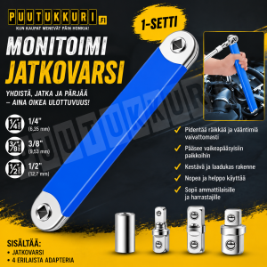Monitoimijatkovarsi 250mm