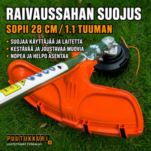 Sektorisuoja raivaussahaan 28mm putkelle