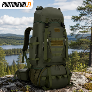 Suurikokoinen vaeullus/metsästysreppu 100L