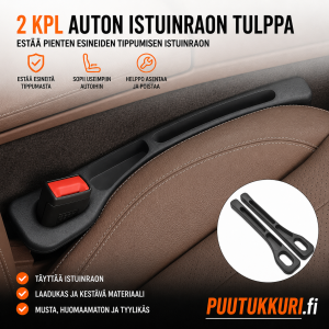 Auton istuinraon tulpat 2 kpl