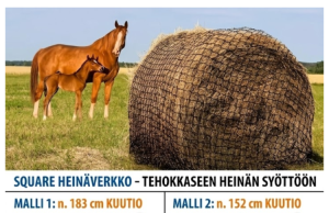 Heinäverkot 150 cm ja 180 cm