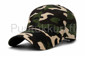 Maastokuvioiset baseball lippikset