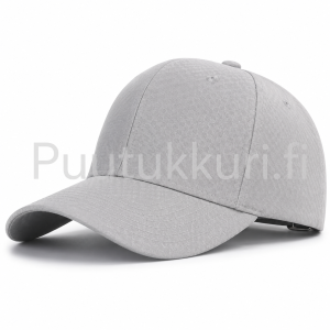 Harmaa yksivärinen Baseball-lippalakki