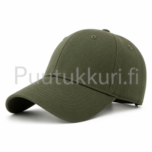 Armeijan vihreä yksivärinen Baseball-lippalakki