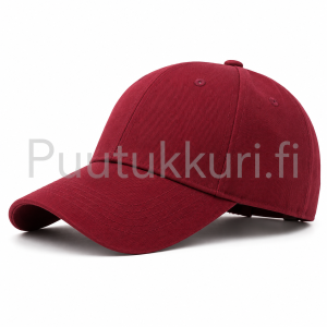 Burgundia yksivärinen Baseball-lippalakki