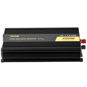 Vevor siniaaltoinvertteri 2500W DC 12V AC 230