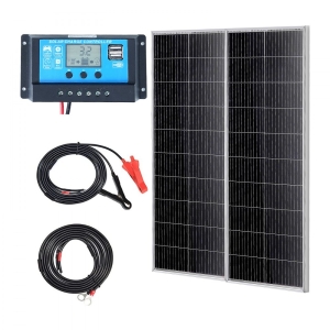 VEVOR 200W monokiteinen aurinkopaneelisarja