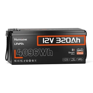 Humsienk ORIGIN 12V 320Ah LiFePO4-akku (Bluetooth ja 250A BMS) – ECE R10 -sertifioitu