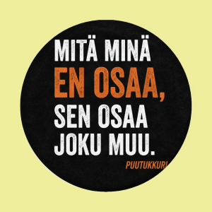 Puutukkuri-fanitarra – ”Mitä minä en osaa, sen osaa joku muu”