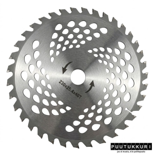 Raivaussahan terä 230 mm x 25,4 mm 40T