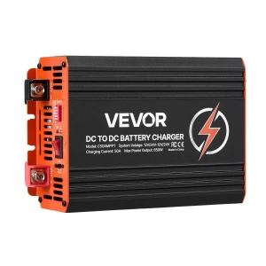 VEVOR DC-DC-laturi MPPT:llä, 650 W, 50 A sisäänrakennettu akkulaturi, aurinkopaneeli/laturi