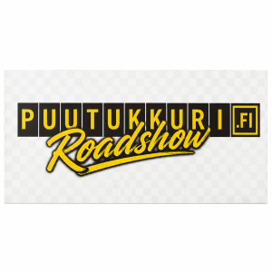 PUUTUKKURI.FI Roadshow -vinyylitarra 61 × 30,5 cm