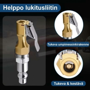 Paineilmapikaliitin renkaantäyttöön