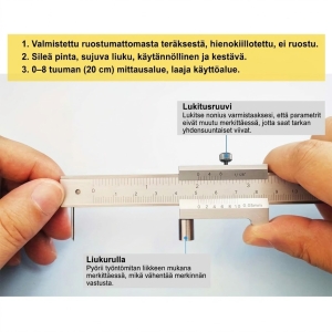 Tarkka Piirtotyöntömitta Merkitsemiseen