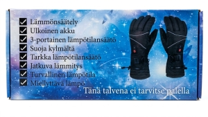Lämmitettävät Käsineet Akulla